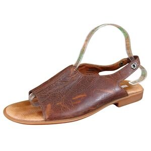 Kodiak Women's Leather Slingback Sandals Size 9 Brown Open Toe Comfort Casual